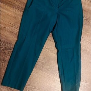 Express Publicist Ankle Mid Rise Teal Women's Dress Pant size 14R